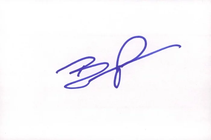 Barry Pepper autograph