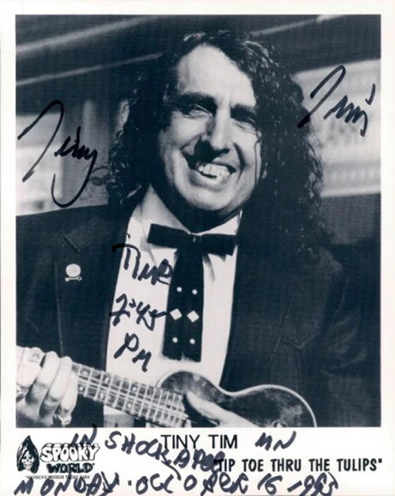 Tiny Tim autograph
