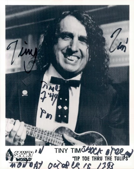 Tiny Tim autograph