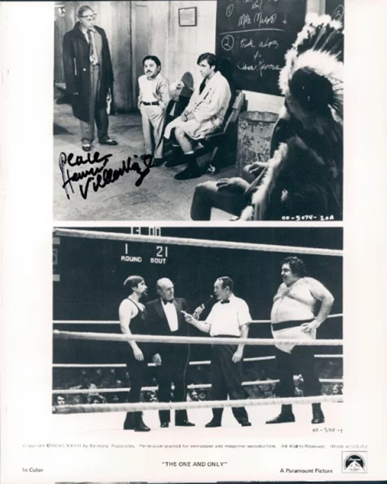 Herve Villechaize autograph