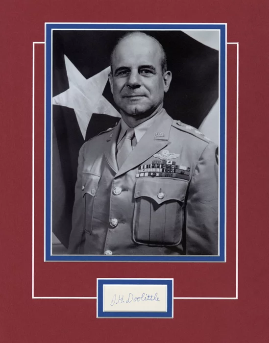 James H. Doolittle autograph