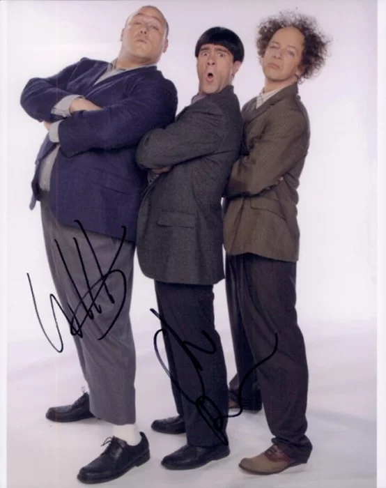 The Three Stooges autograph