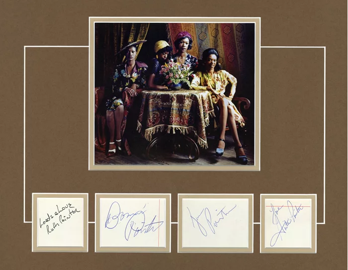 The Pointer Sisters autograph