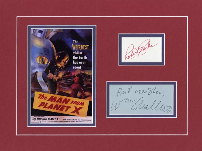 The Man From Planet X autograph