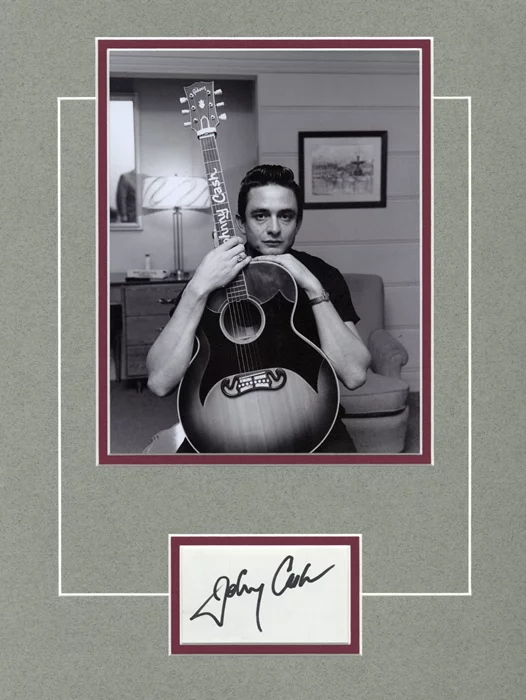 Johnny Cash autograph