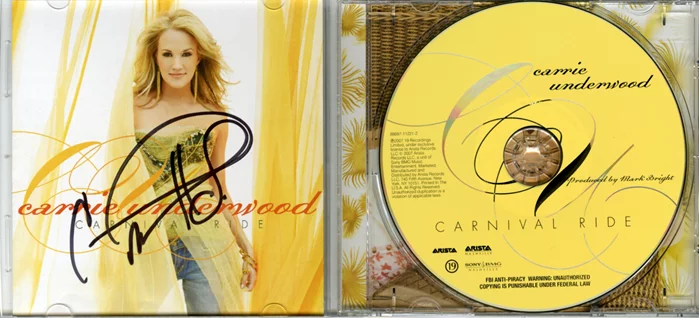 Carrie Underwood autograph