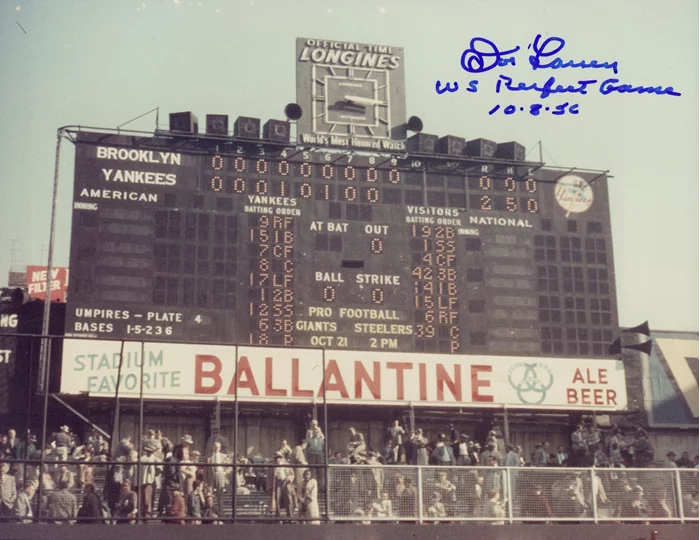 Don Larsen autograph