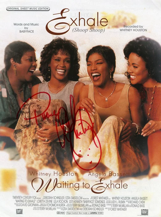 Whitney Houston autograph