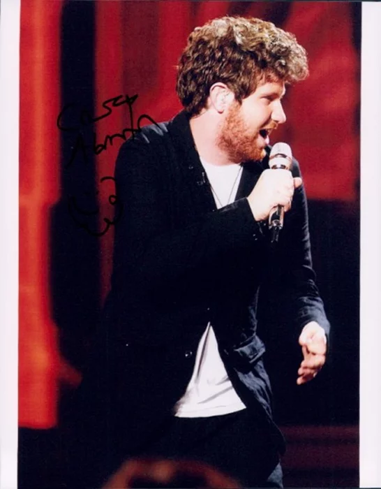 Casey Abrams autograph