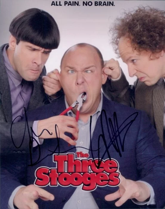 The Three Stooges autograph