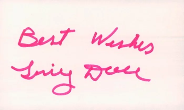 Tiny Doll autograph