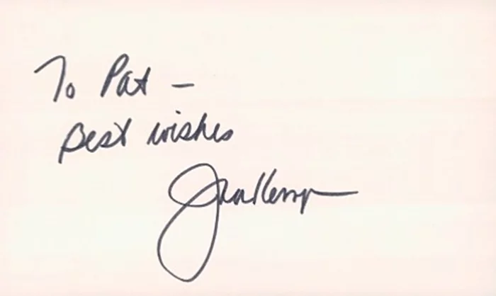 Jack Kemp autograph