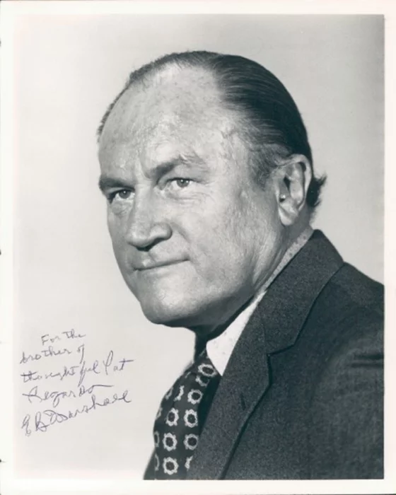 E.G. Marshall autograph