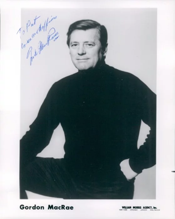 Gordon MacRae autograph