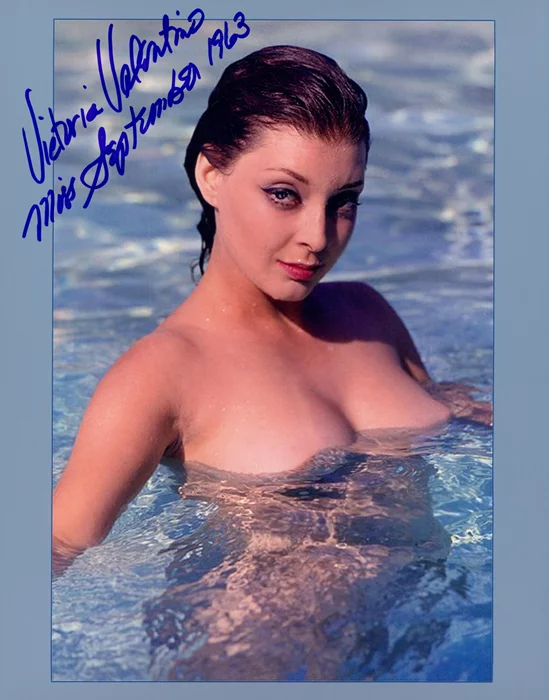 Victoria Valentino autograph