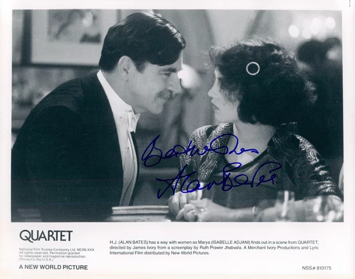 Alan Bates autograph