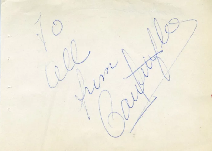 Cantinflas autograph