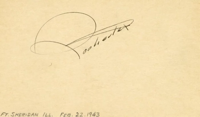 Eddie Rochester Anderson autograph