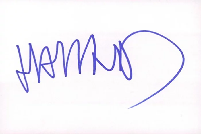 Harland Williams autograph