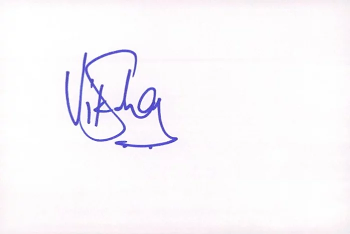 Vik Sahay autograph