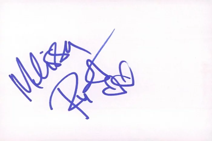 Melissa Rycroft autograph