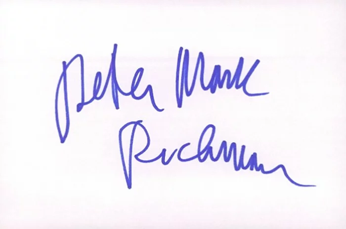 Peter Mark Richman autograph