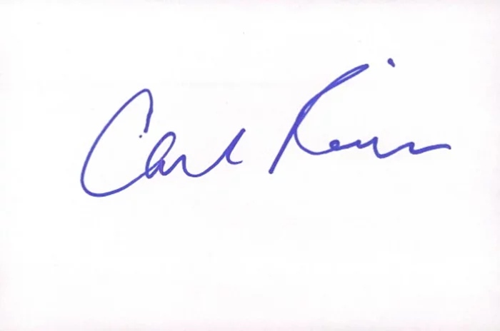 Carl Reiner autograph