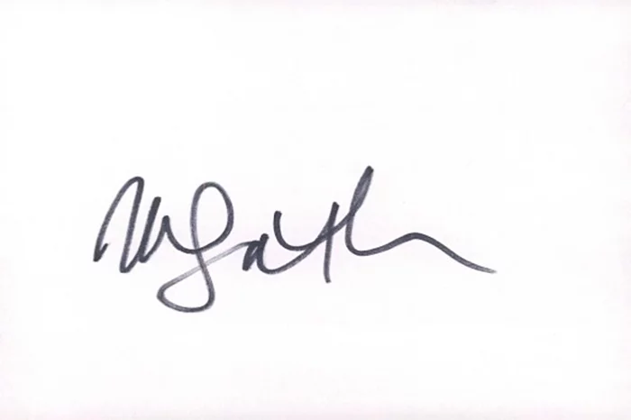 Meaghan  Rath autograph