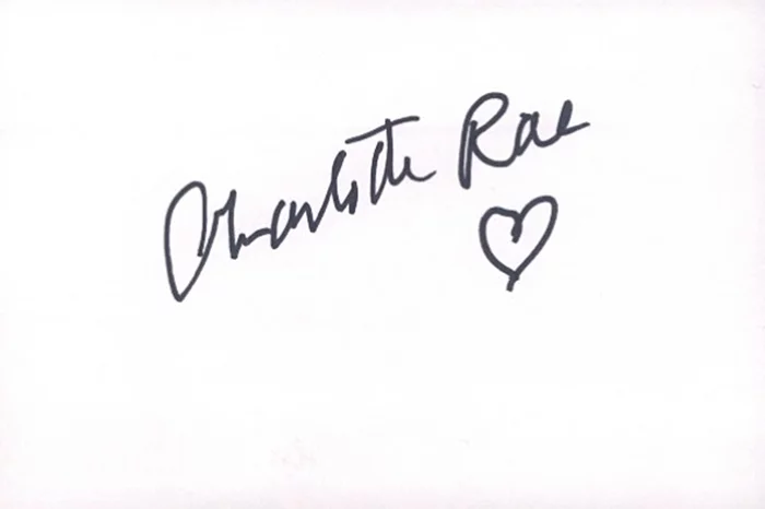 Charlotte Rae autograph