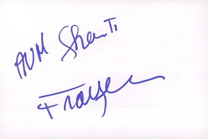 France Nuyen autograph