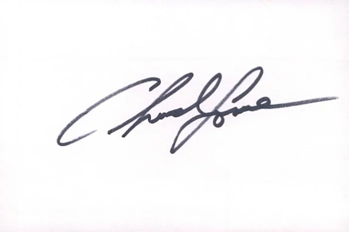 Chad Lowe autograph