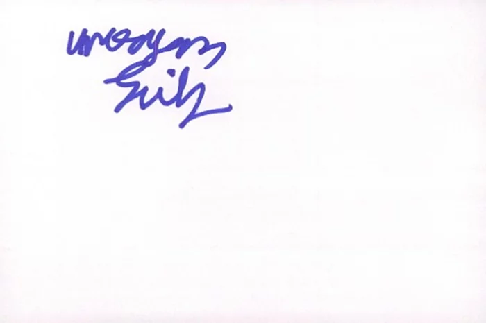 Morgan Lily autograph