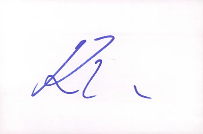 Katrina Law autograph