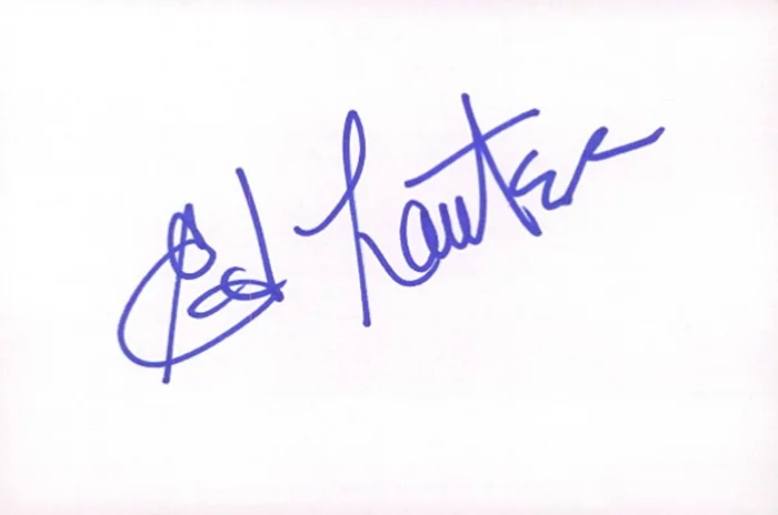 Ed Lauter autograph