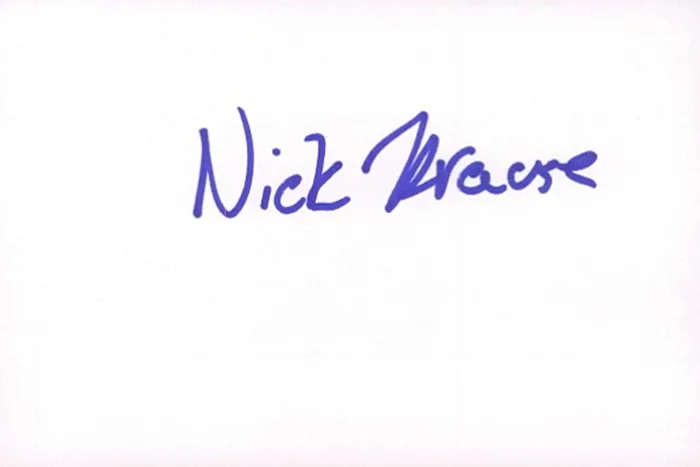 Nick Krause autograph