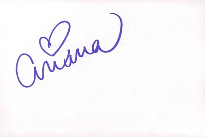 Ariana Grande autograph