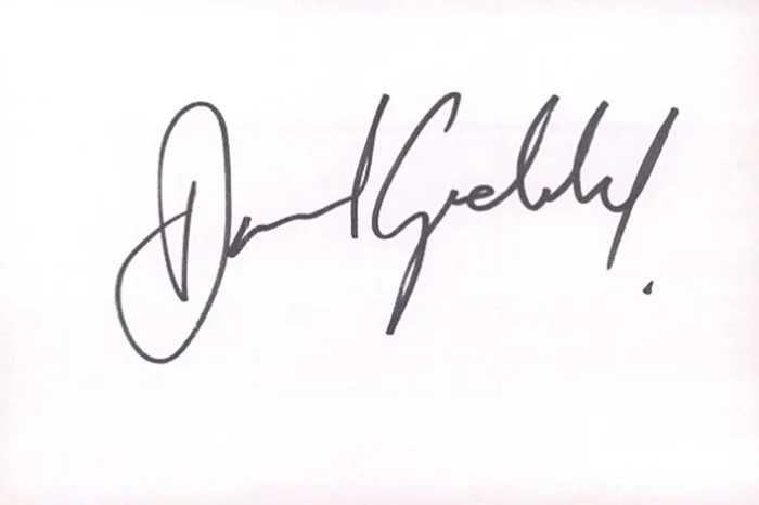 Daniel Goddard autograph