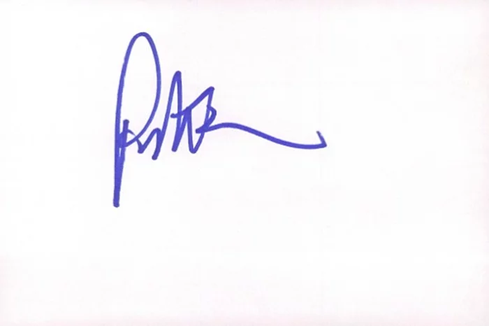Peter Berg autograph