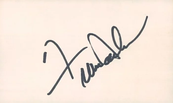 Frankie Avalon autograph