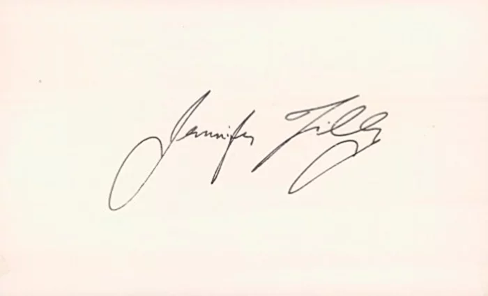 Jennifer Tilly autograph