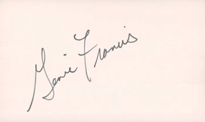 Genie Francis autograph