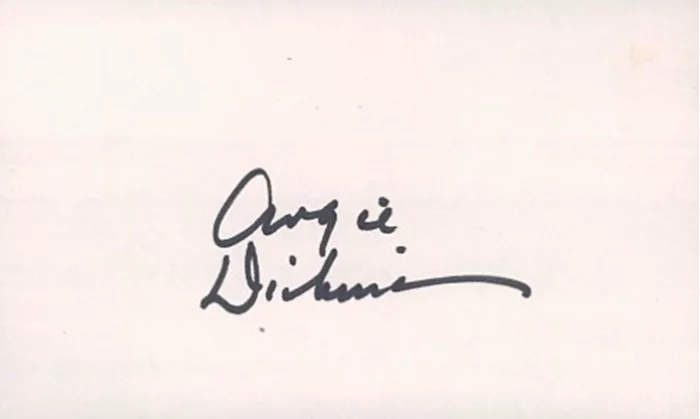 Angie Dickinson autograph