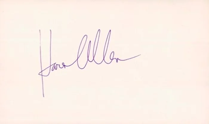 Karen Allen autograph