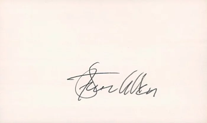 Steve Allen autograph