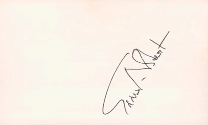 Eddie Albert autograph