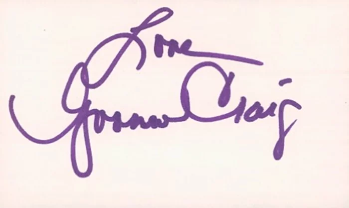Yvonne Craig autograph