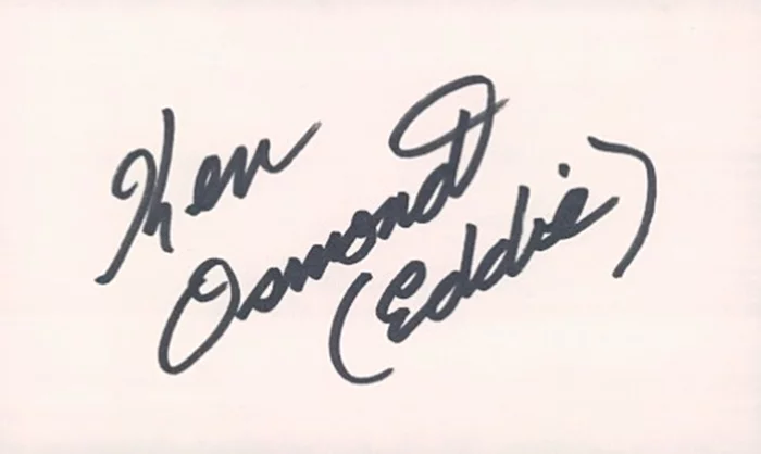 Ken Osmond autograph
