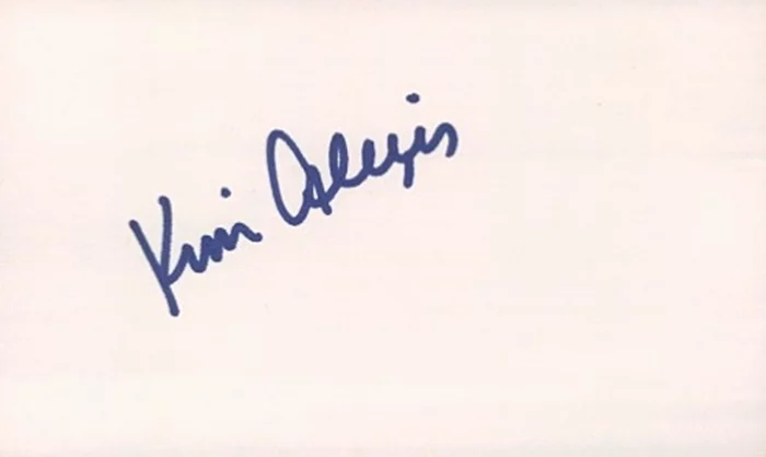 Kim Alexis autograph