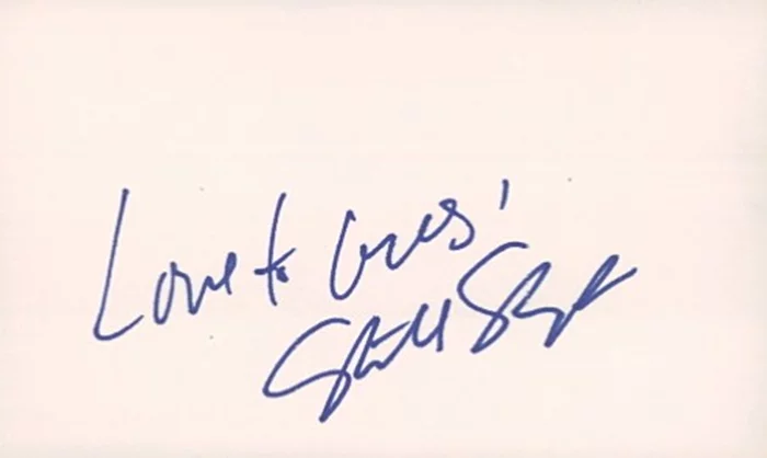 Cybill Shepherd autograph