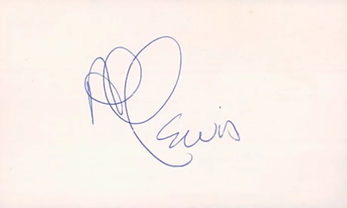 Al Lewis autograph